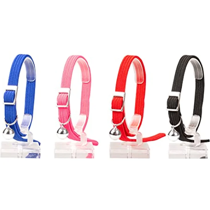 DUVO+ Katzen-Halsband Uni Stretch, verstellbar 20-30 cm, verschiedene Farben – Bild 1