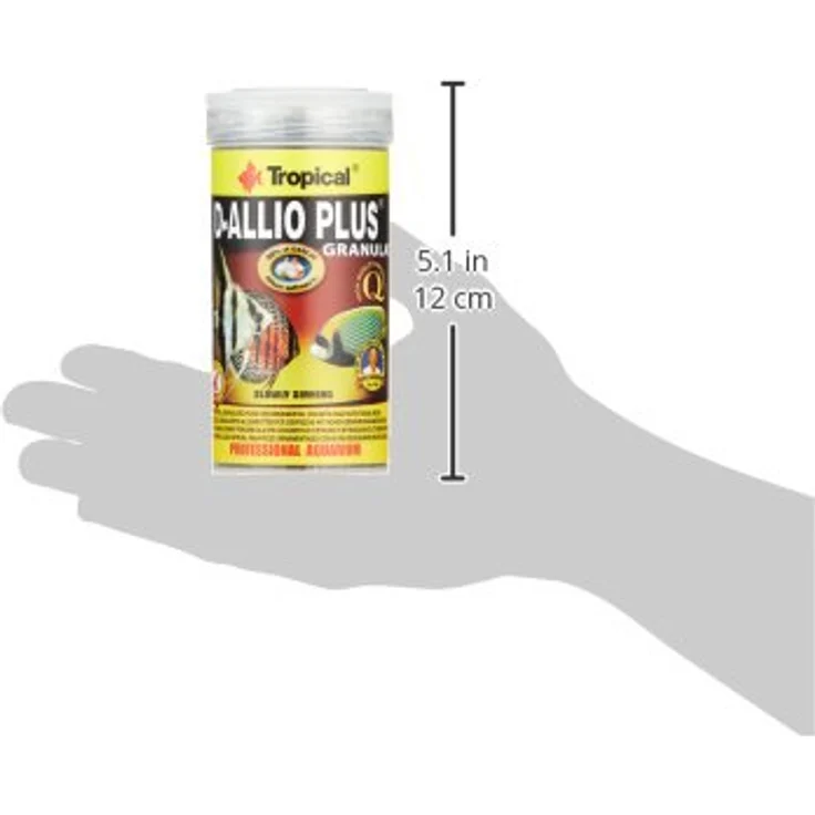 Tropical D-Allio Plus Granulatfutter mit Knoblauch für Diskus und Cichliden, 250 ml – Bild 2