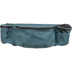TRIXIE Leckerlibeutel Baggy Belt, Hüfttasche mit mehreren Fächern und wasserdichtem Reißverschluss, blau