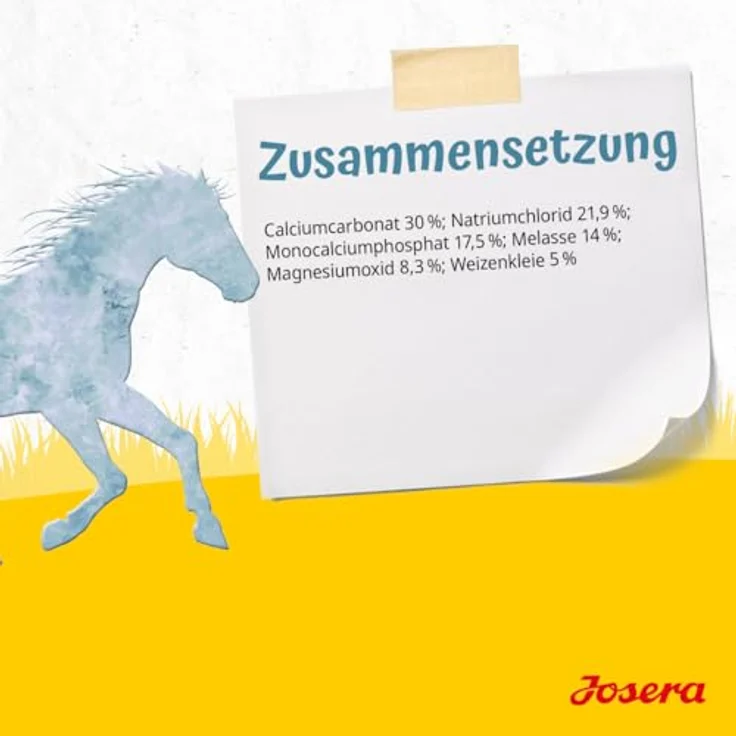 JOSERA Mineraleimer Pferd 25 kg, hohe Ausstattung an Kupfer, Zink und Selen für starke Knochen & Gelenke, mineralisches Futter ohne Gentechnik – Bild 4