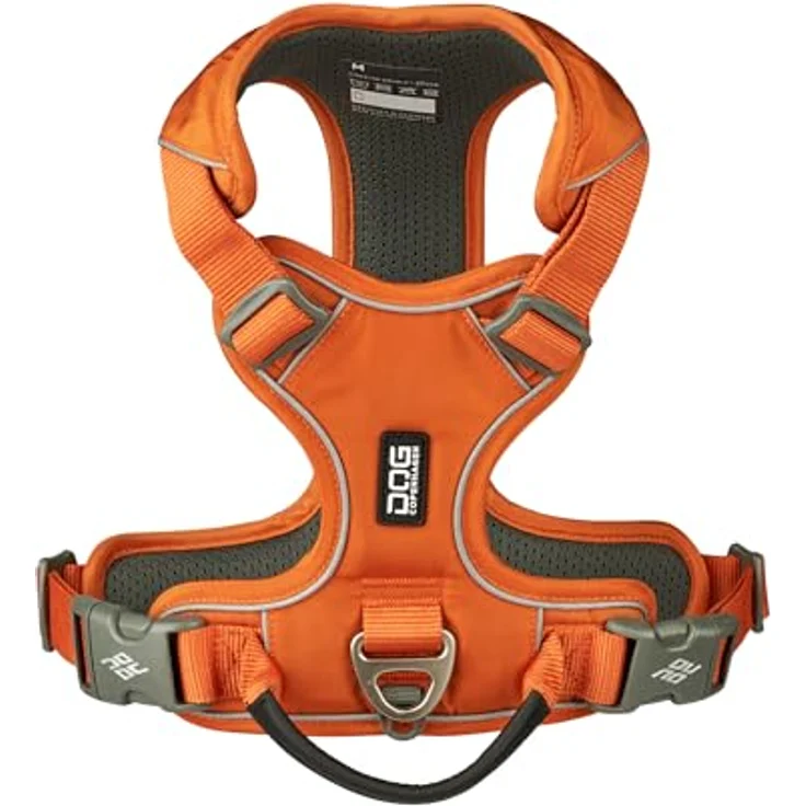 DOG Copenhagen Comfort Walk Pro Hundegeschirr, Orange Sun, S, ergonomisches Design mit 3M-reflektierendem Besatz und verstellbaren Einstellpunkten – Bild 3