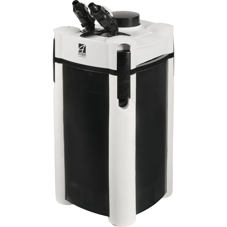 4fish udvendig filter 600X, Aquariumfilter für bis zu 1500 l, 1500 L/T, 18W, platzsparend