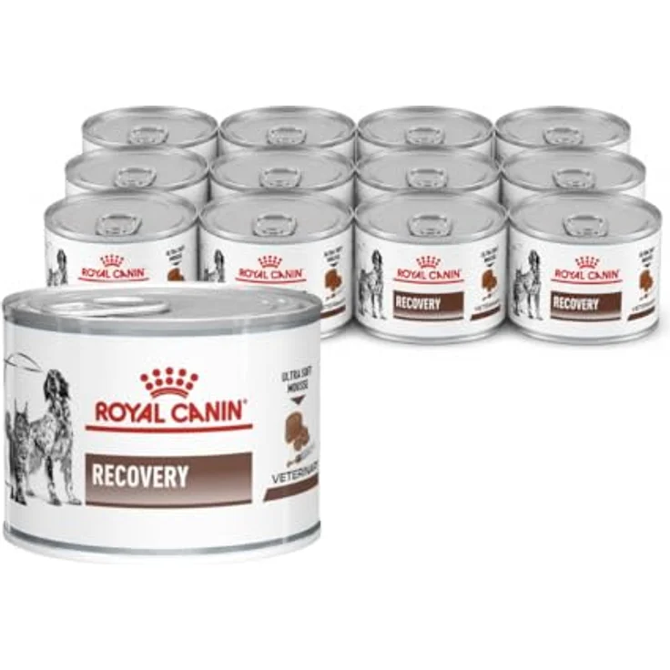 Royal Canin Veterinary Recovery Ultra Soft Mousse, 12 x 195 g, Diät-Alleinfuttermittel für Hunde und Katzen mit hohem Proteingehalt – Bild 2