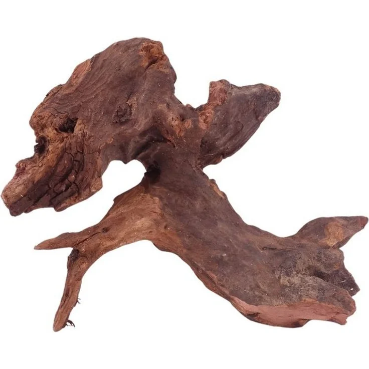 Aquaone M Driftwood Flußwurzel Nr.4813, natürliches Holz Dekor für Aquascaping, 21x9x20cm, sinkend nach 1-3 Wochen, aus Malaysia