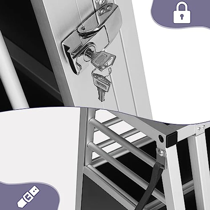 EUGAD Tiertransportbox, Hundetransportbox Alu Reisebox Autobox XL Silber, Sicherheitsverschluss, gute Belüftung, Kunststoffschutz - Preisvergleich – Bild 8
