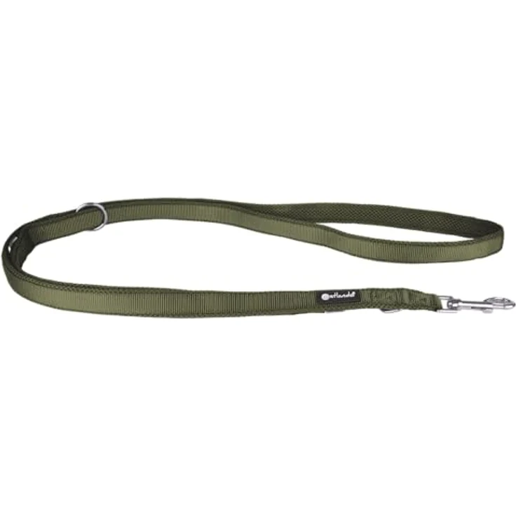 Petlando Hundeleine 3m, verstellbar, weich gepolstert, Olive, für große Hunde, 300x3cm – Bild 1