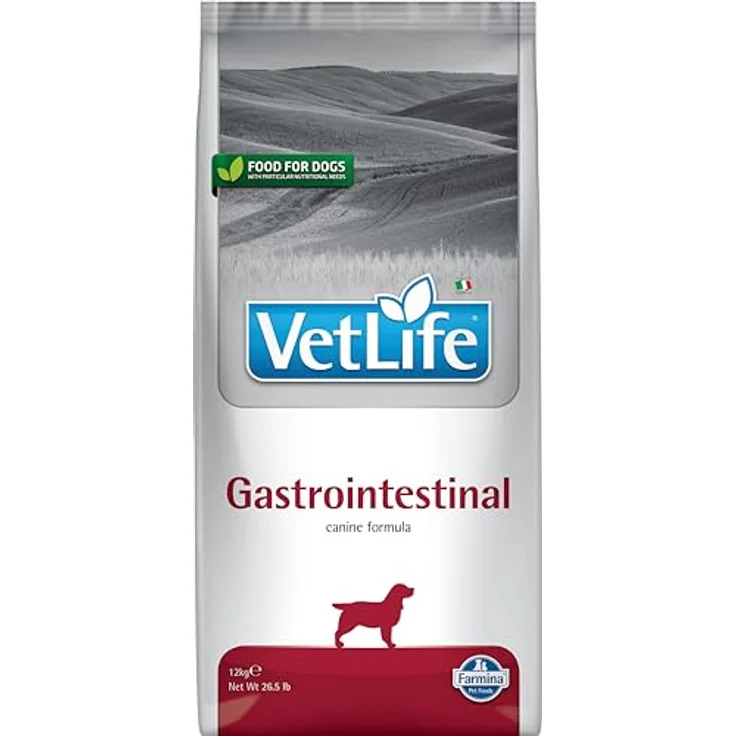 Farmina Vet Life Dog Gastrointestinal, diätetisches Trockenfutter für Hunde zur Reduktion von Verdauungsstörungen, 12kg – Bild 2