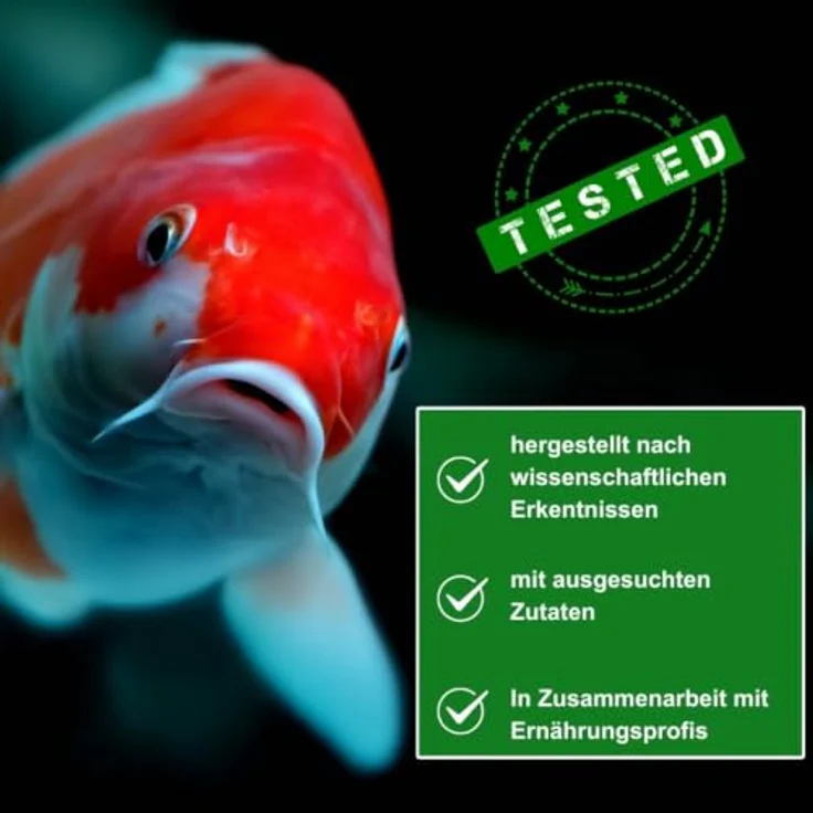 KENKOU COOL-Water 6mm, Fischfutter mit hohem Weizenkeimanteil und probiotischen Bakterien, 10 kg – Bild 7