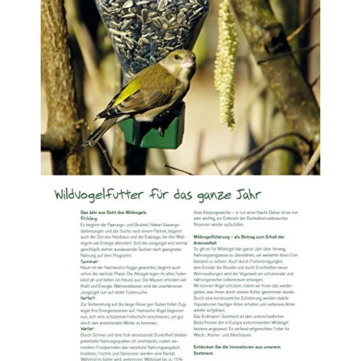 Erdtmann's Erdnussbruch, 2,5 kg, hochwertige Erdnüsse für Wildvögel und Eichhörnchen – Bild 8