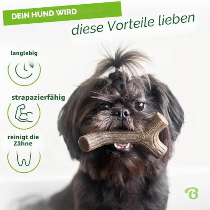 Benebone Unzerstörbares Kauspielzeug für Aggressive Hunde, echter Speckgeschmack, langlebig, für riesige Hunderassen bis 54,4 kg – Bild 3