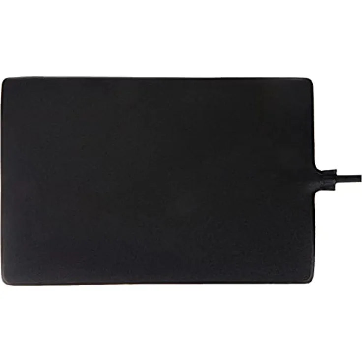 TRIXIE Wärmematte für Terrarientiere, Heizmatte 20 x 30 cm mit Überhitzungsschutz, 16 W, Schwarz