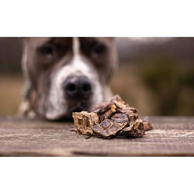 mascota vital Getrocknete Lamm-Lungenwürfel für Hunde, natürlicher Snack 100% Lamm, leicht & gut verträglich, schonend getrocknet, ohne Zusatzstoffe – Bild 3
