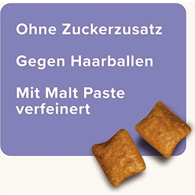 Beaphar Malt Bits, Katzensnacks zur Unterstützung des Abgangs verschluckter Haare, 150 g пак – Bild 3