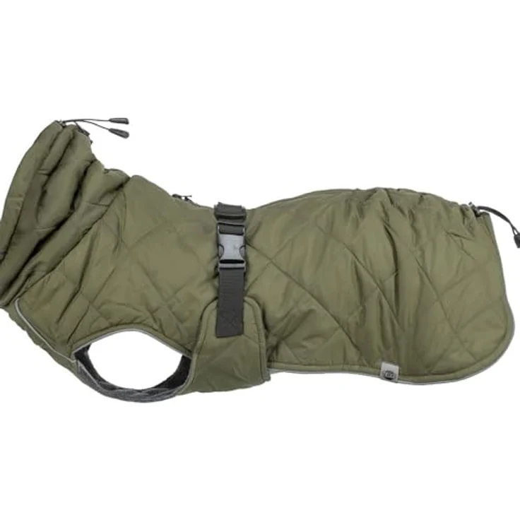 TRIXIE Hundemantel Minot, wasserdichter Hundemantel aus Polyester mit Fleece-Innenfutter und reflektierenden Elementen – Bild 2
