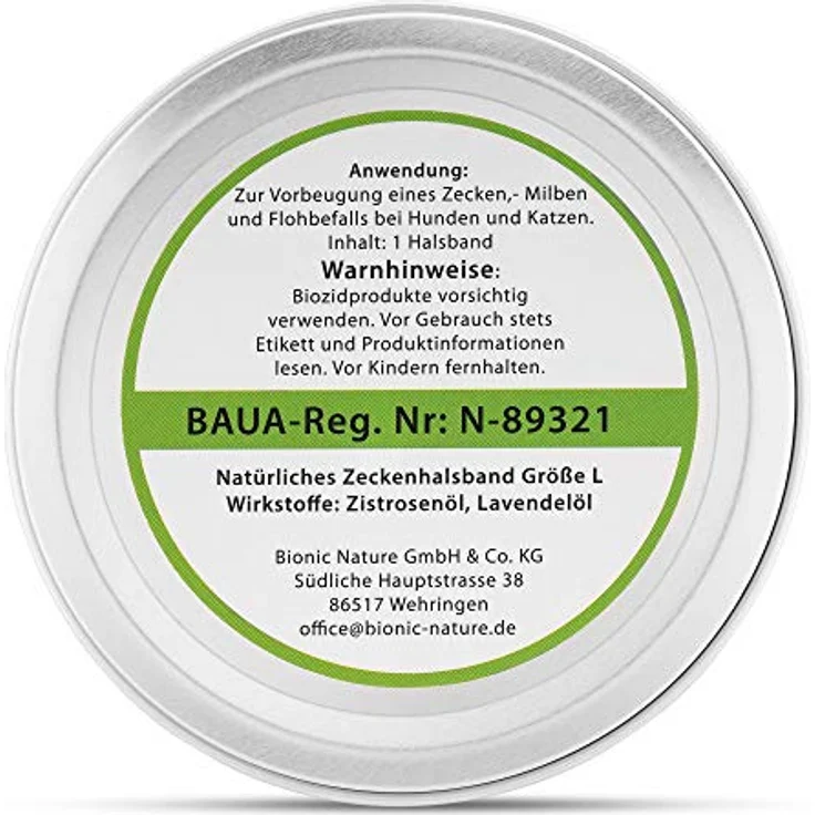 MEDIDOG Natürliches Zeckenhalsband, 65 x 1,5 cm, 8 Monate Schutz vor Zecken, Flöhe und Milben, für kleine Hunde & Katzen, mit Zistrose- & Lavendelöl, chemiefrei, wasserfest – Bild 4