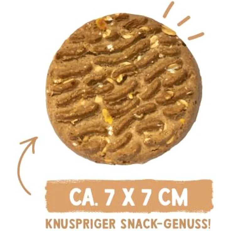 Bosch Sammy's Müslitaler 5kg, knusprig gebackener 5-Korn-Hundesnack für große Hunde ab 30 kg – Bild 4