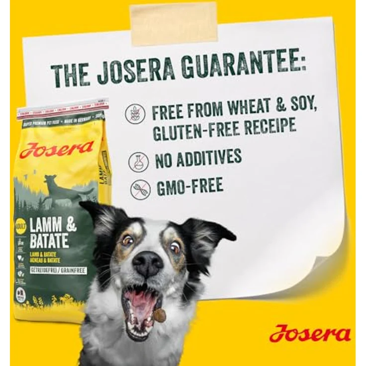 Josera Adult Lamb & Sweet Potato, 12,5kg Trockenfutter für Hunde mit 100 % Lamm, getreidefrei, unterstützt Herzfunktion und Immunsystem – Bild 6