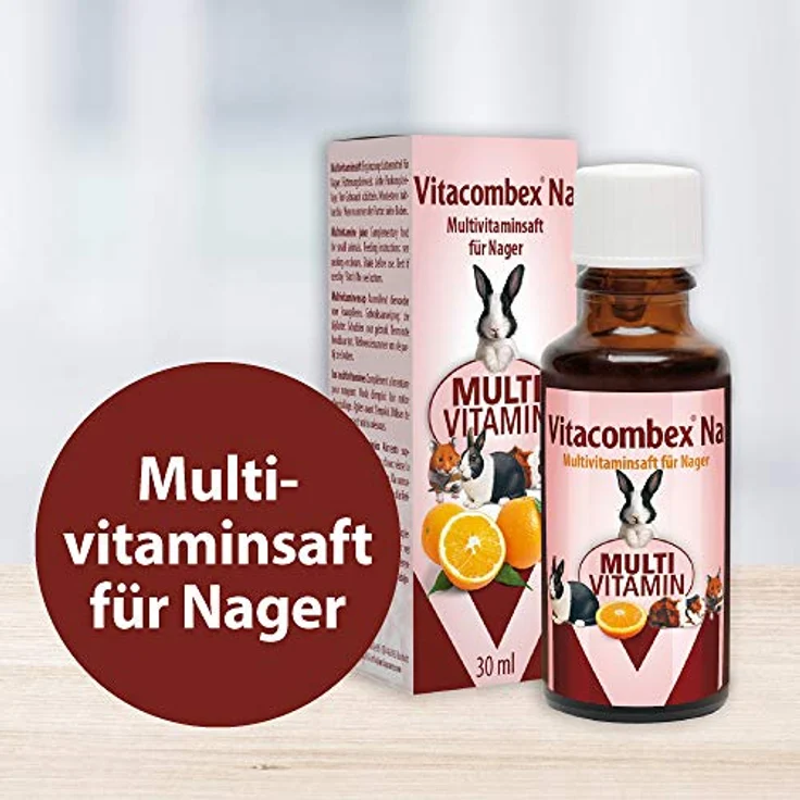 Quiko Vitacombex Na, Multivitaminsaft für Nagertiere, 2 x 30ml, optimale Vitaminversorgung – Bild 3