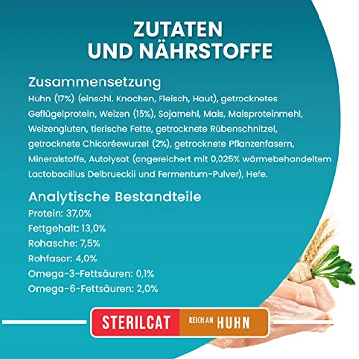 PURINA ONE BIFENSIS STERILCAT, Trockenfutter für sterilisierte Katzen, reich an Huhn, 5,7 kg – Bild 5