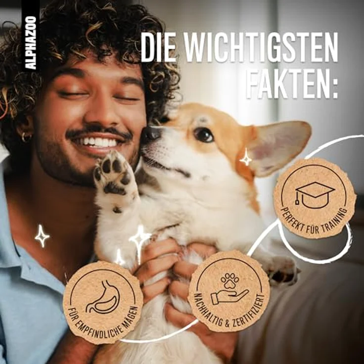 alphazoo Schwing Die Hufe 65g, Softe Hundeleckerlies aus Pferd, Getreidefrei & Zuckerfrei, Hypoallergene Rezeptur, Ideal für Training & Belohnung – Bild 4
