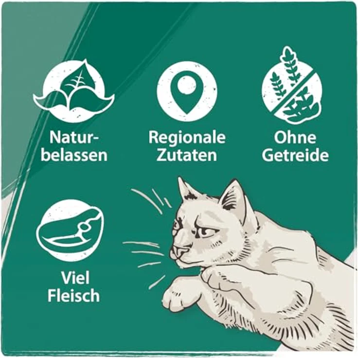 Venandi Animal – Premium Katzenfutter Pute Monoprotein Nassfutter, getreidefrei, naturbelassen, 6er Pack (6 x 400g) – Bild 4
