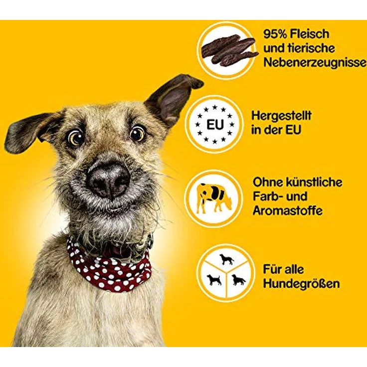 Pedigree Ranchos Hundesnacks, reich an Huhn, 95% Fleisch, 70 g – Bild 2