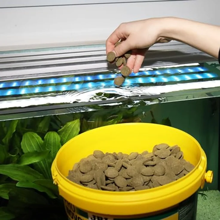 JBL PRONOVO PLECO WAFER, Futterwafer für Saugwelse 15-40 cm, naturnahe Ernährung mit Holzanteil, Größe XL, 5,5 l – Bild 4