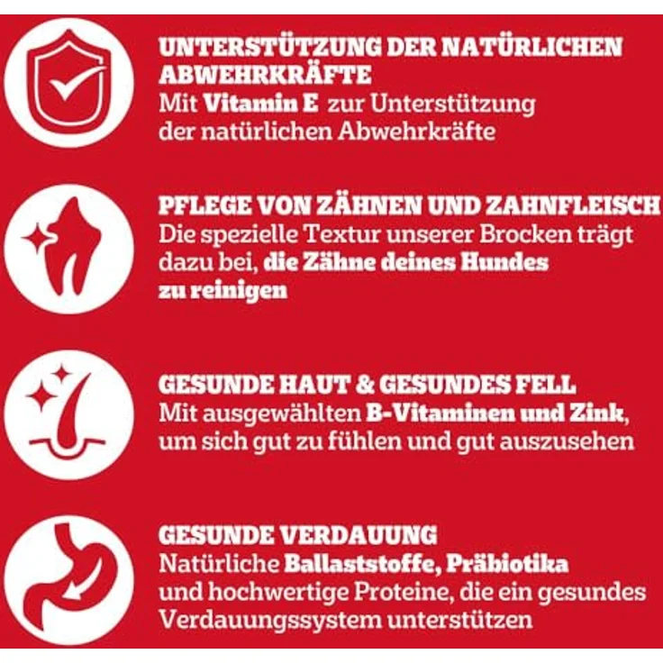 Pedigree Professional Nutrition Adult Hundefutter mit Rind und Gemüse, 12 kg, reich an Präbiotika und Superfoods – Bild 3