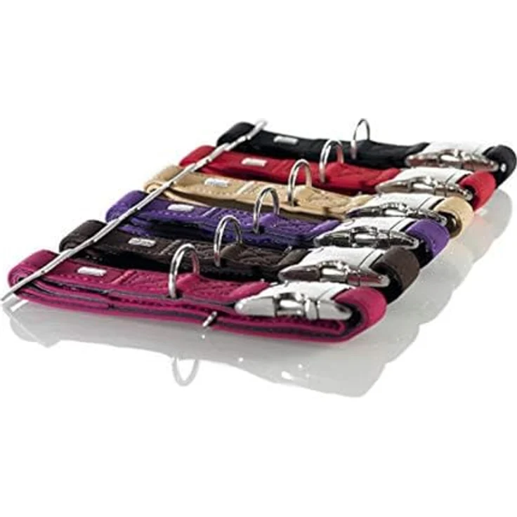 Hunter Hunde-Halsung Softie Alu-Strong himbeer M – Bild 4