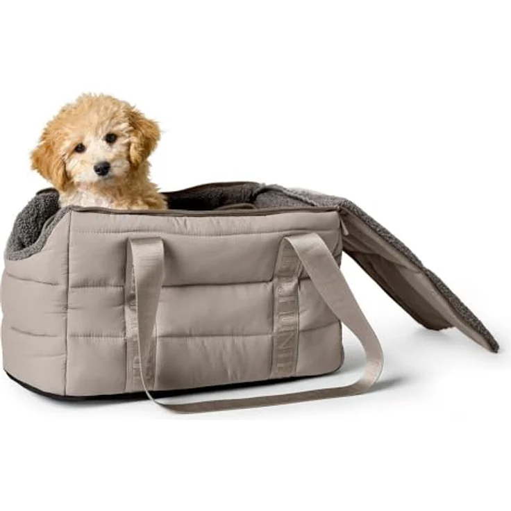 HUNTER 2-in-1 Hunde-Tragetasche und Decke Seoul, herausnehmbare weiche Einlage, integrierter Sicherheitsgurt, praktische Außentasche – Bild 2