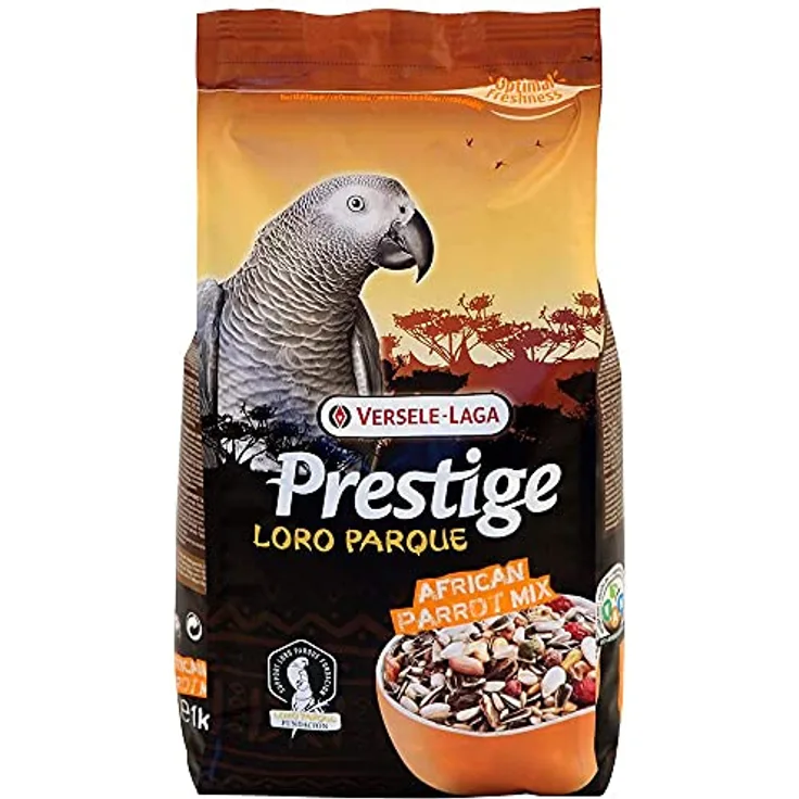 Versele Laga Prestige Loro Parque African Parrot Mix, 2,5 kg, angereicherte Samenmischung für afrikanische Papageien mit Vitaminen und Mineralstoffen