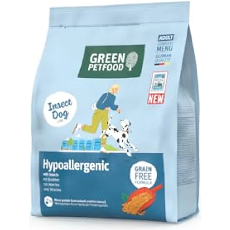 Green Petfood Hypoallergenic Insects, Hunde-Trockenfutter mit Insektenprotein, 900 g, getreidefrei und hautfreundlich – Bild 6