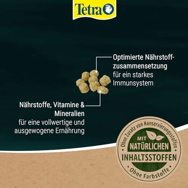 Tetra Pond Pellets, Fischfutter für alle Teichfische, 1 L Dose mit natürlichen Inhaltsstoffen für gesunde Fische und klares Wasser – Bild 3