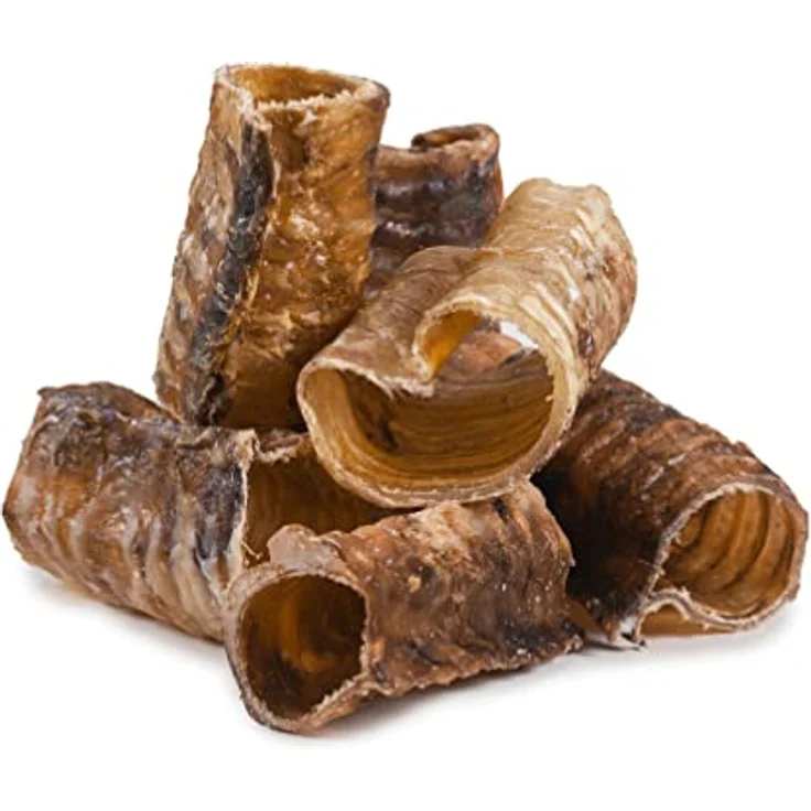 DIBO Rinder-Schlund/Rinder-Strosse, geschnitten 250g – 100% natürlicher Kausnack für Hunde, fettarm und proteinreich, Unterstützung für Gelenke, ca. 10cm Stücke – Bild 3