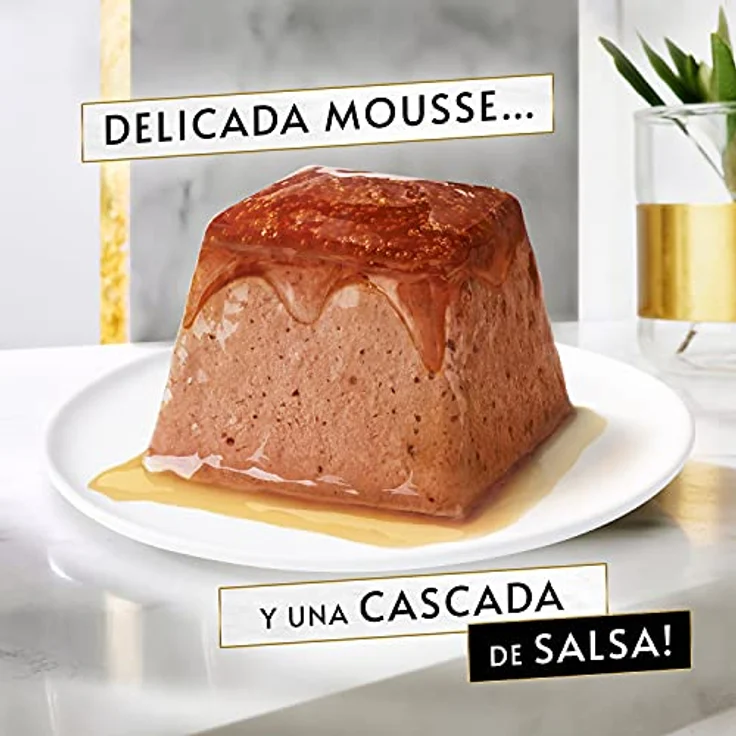 Gourmet Purina Revelations Mousse mit Sauce, Katzen-Nassfutter für Thunfisch, 6 Packungen mit 24 Pyramiden, 57 g each, 100% ausgewogenes Futter – Bild 3