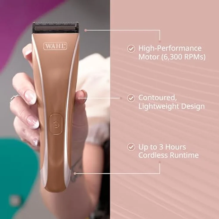 Wahl Motiva2, Professioneller Kabelloser Tierhaarschneider mit digitaler Anzeige, 3 Stunden Laufzeit, 5-in-1 Klingen-Set, ergonomisch und reisesicher – Bild 4