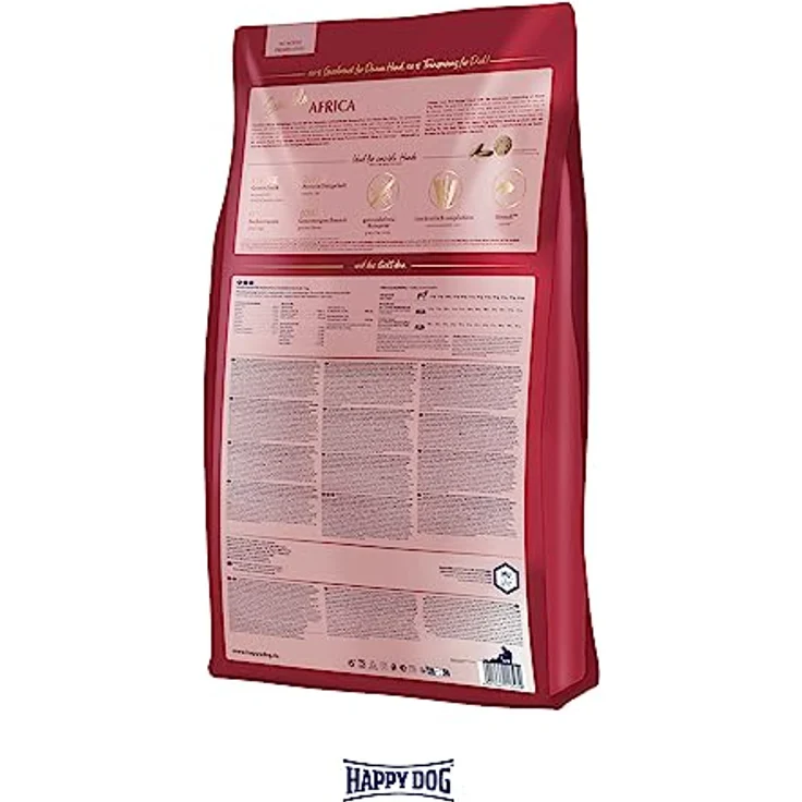 Happy Dog Supreme Sensible Africa, glutenfreies Trockenfutter mit Strauß für Erwachsene, 4kg – Bild 5