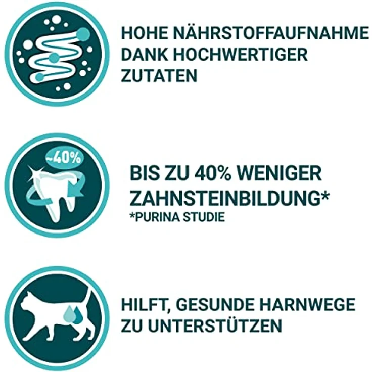 PURINA ONE Bifensis Trockenfutter mit Lachs, Alleinfuttermittel für ausgewachsene Katzen, 9,75 kg, unterstützt gesundes Harnsystem – Bild 4