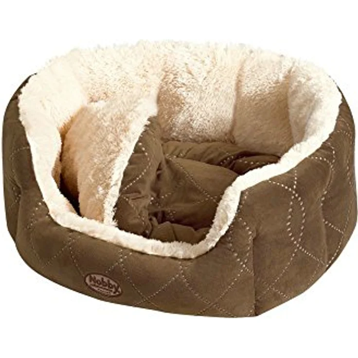 Nobby Komfort Bett CENO beige-braun 45 x 40 x 19 cm – Bild 2
