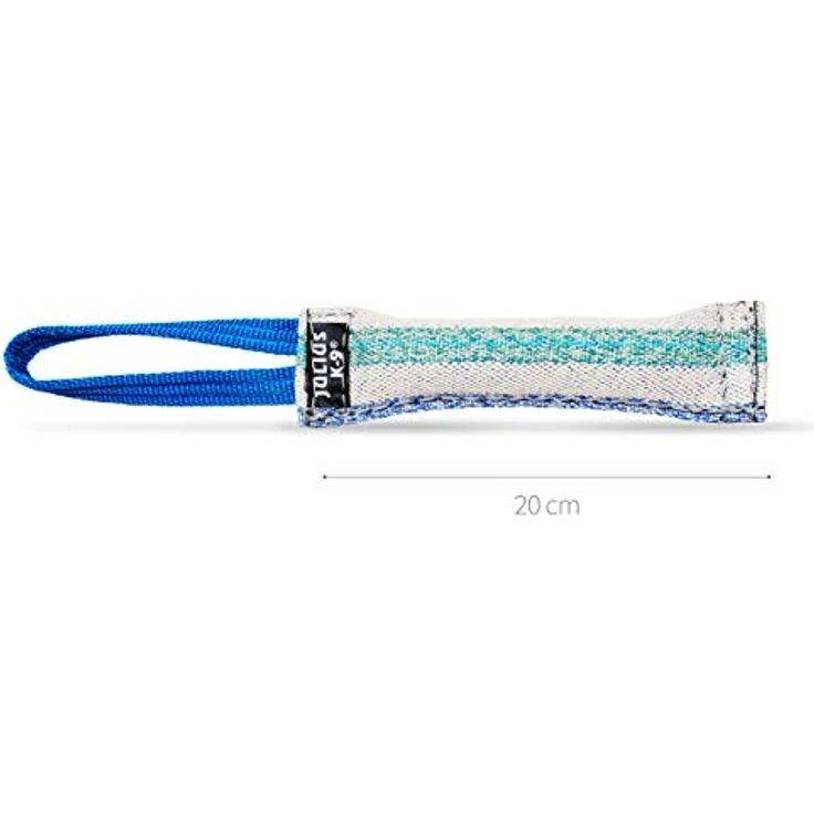 JULIUS K-9 Beisswurst aus Baumwolle-Nylon, robust, 20 cm x 3 cm, mit Handschlaufe, verschiedene Farben – Bild 4