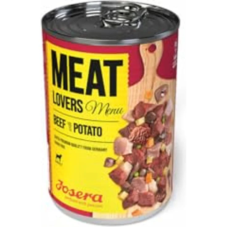 Josera Meatlovers Menü 6 x 800 g - Hundefutter mit Rind & Kartoffel, glutenfrei, ohne Zuckerzusatz – Bild 1
