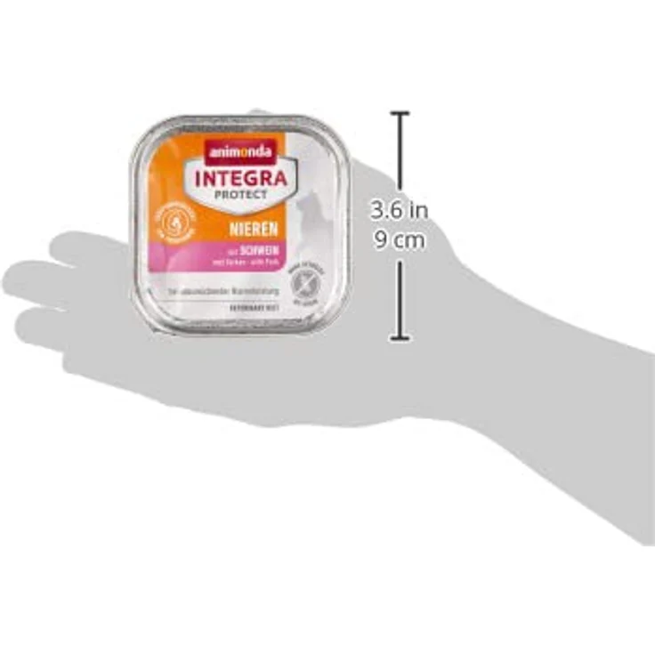 animonda INTEGRA PROTECT Katzenfutter nass Renal (Nieren) Schwein, Diätalleinfutter für erwachsene Katzen, 16 x 100g, vom Tierarzt empfohlen, niedriger Eiweiß- und Phosphorgehalt – Bild 5