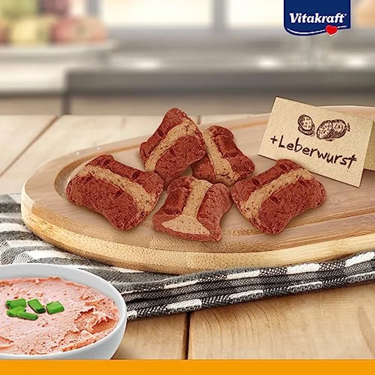Vitakraft Treaties Bits Leberwurst, Hundesnacks mit Hühnchen für alle Hundegrößen, 120g – Bild 3