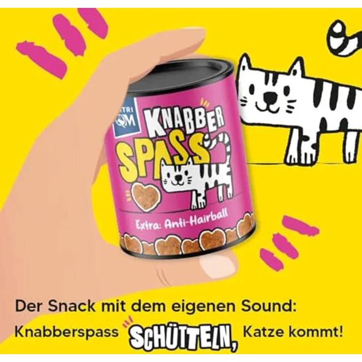 NutriQM® Knabberspaß Gelenke Katzensnack, 5 x 50 g mit Grünlippmuschel & Geflügel, für gesunde Gelenke & Beweglichkeit, knusprig & schmackhaft – Bild 3