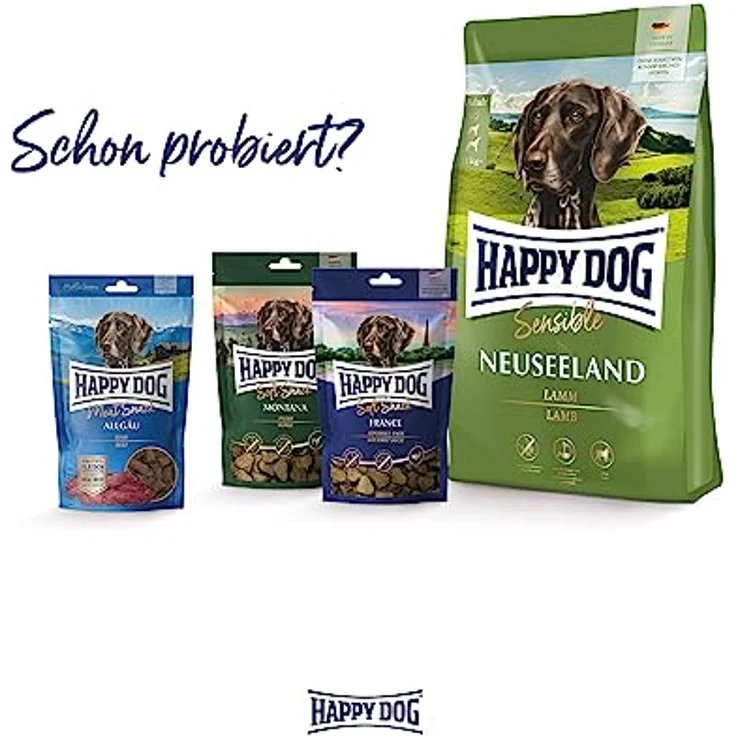 Happy Dog SoftSnack Neuseeland, weizenfreier Hundesnack mit Lamm, 100 g – Bild 5