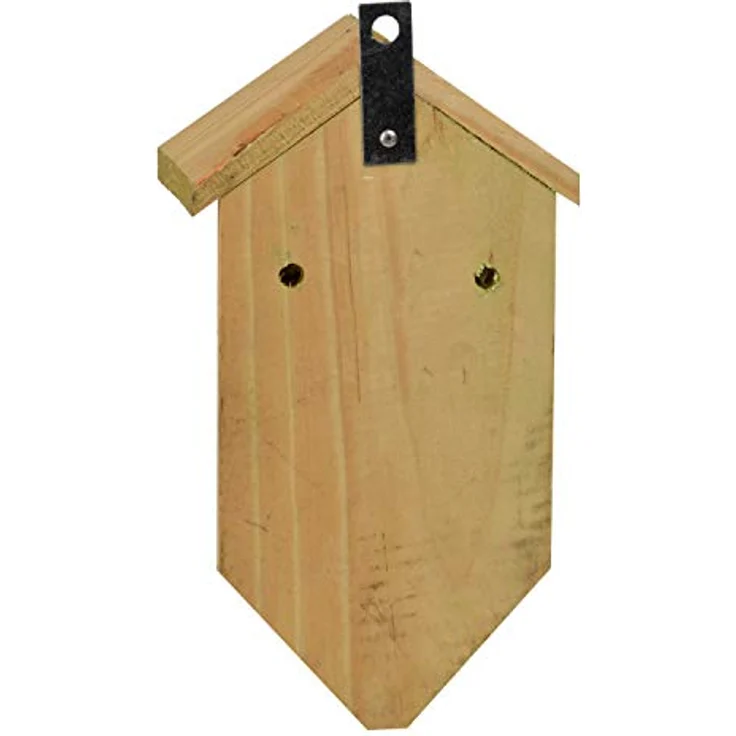 Esschert Design Nistkasten, Vogelhaus mit Höhle aus Seegrass, ca. 15 cm x 10 cm x 26 cm – Bild 8