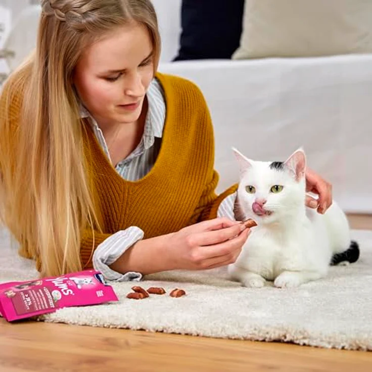 Vitakraft Cat Yums Lachs, zuckerfreie Katzensnacks, 3x40g, im Ofen gebacken – Bild 7