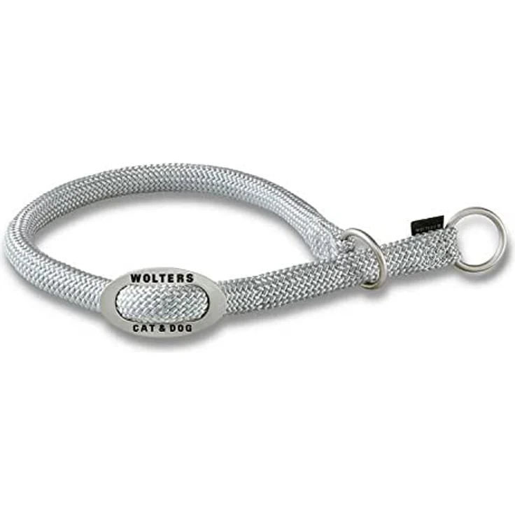 Wolters Schlupfhalsband K2, 55 cm x 13 mm, Farbe Silber, hochwertiges Tierhalsband – Bild 2