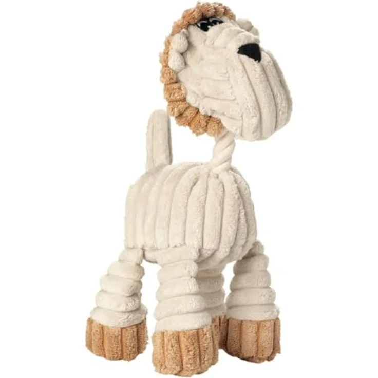 Hunter Tierbedarf Hundespielzeug Huggly Zoo Löwe, Cord-Stoff, waschbar bei 30 °C, 25 cm