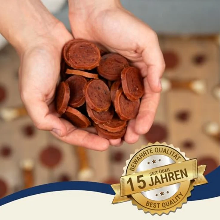 Lyra Pet® Entenchips, 10 kg Kausnack für Hunde, weich & gut verträglich, ideal für Welpen und Senioren, im wiederverschließbaren Beutel – Bild 4